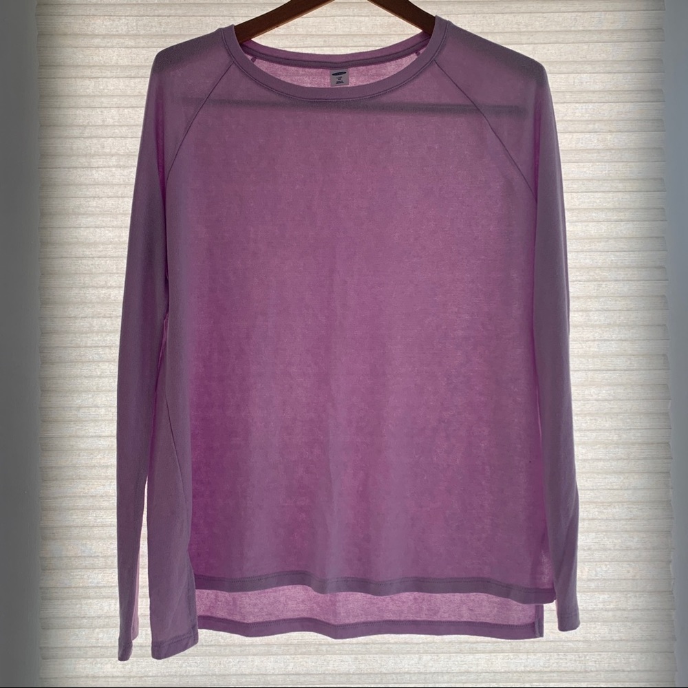 Old Navy luxe lavender long sleeve top - XS